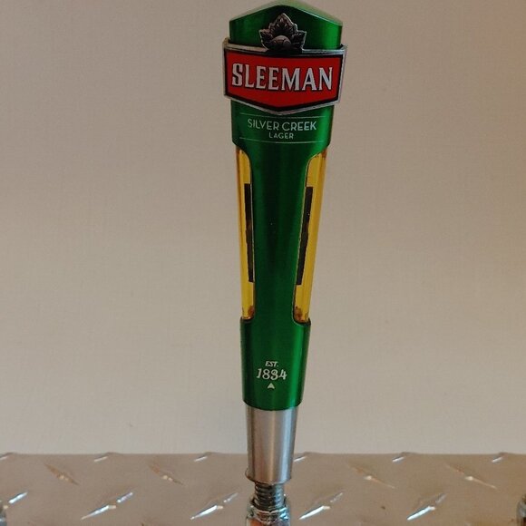 SLEEMAN SILVER CRREK Lager Shotgun Tap Handle  Knob Gear Shifter Bar Used - Picture 1 of 5